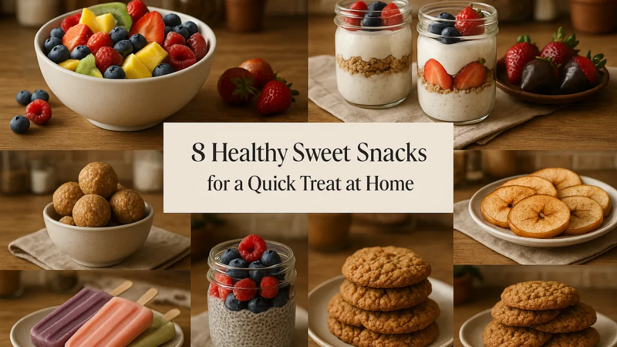 8 Healthy Sweet Snacks for a Quick Treat at Home
