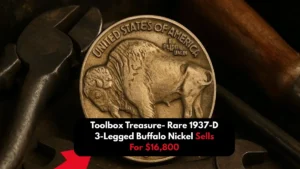 Toolbox Treasure- Rare 1937-D 3-Legged Buffalo Nickel Sells For $16,800