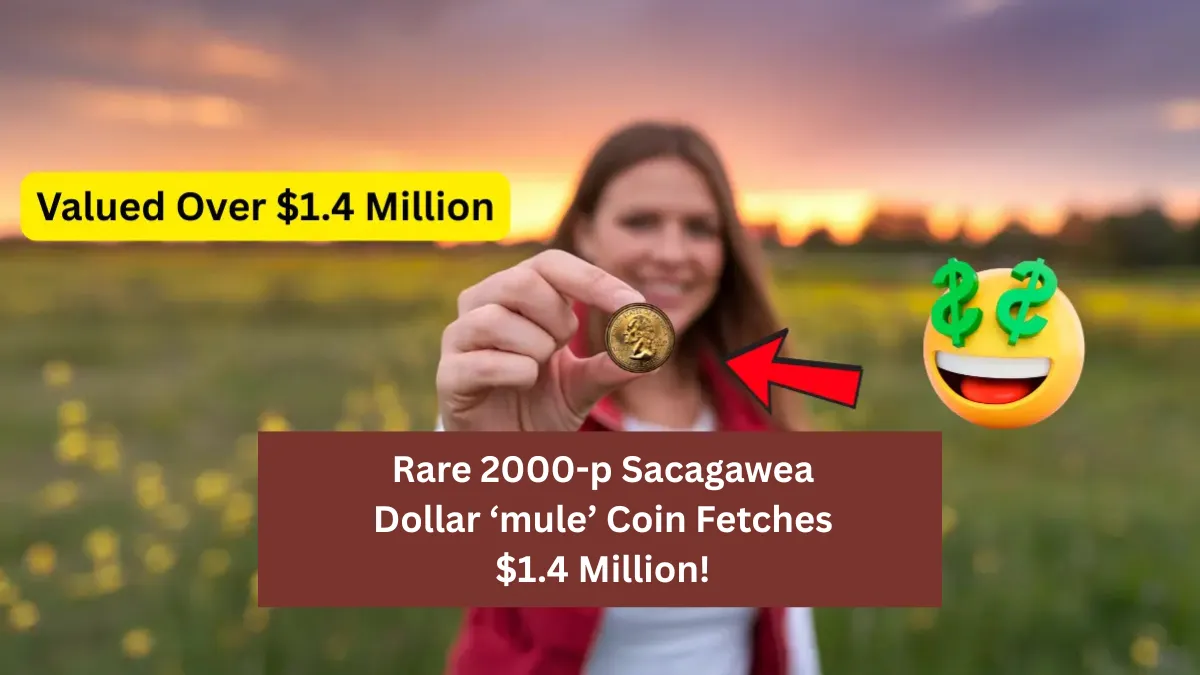 Rare 2000-p Sacagawea Dollar ‘mule’ Coin Fetches $1.4 Million!