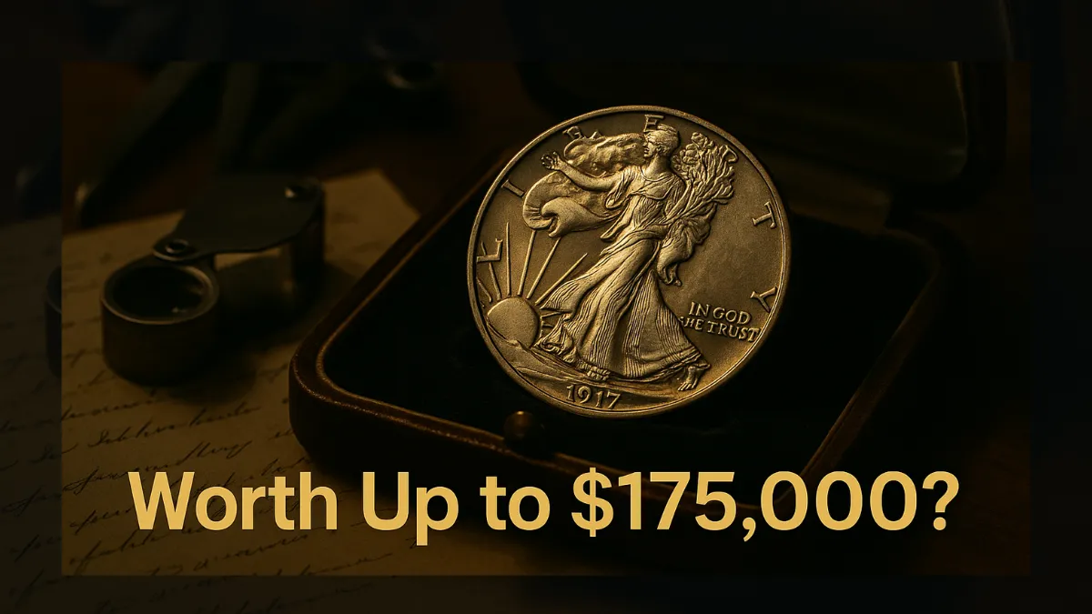 1917 Walking Liberty Half Dollar Values Revealed – Some Coins Worth Up to $175,000!