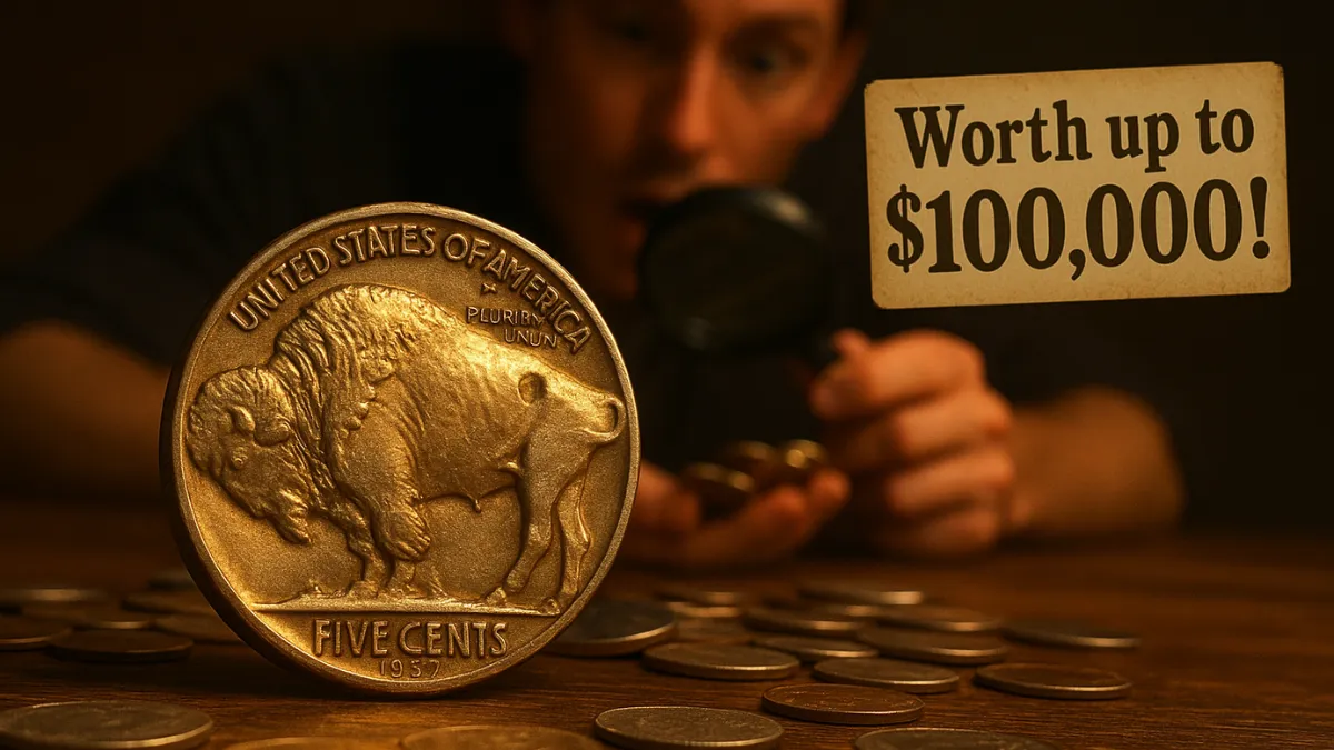 Rare 1937 Buffalo Nickel Could Be Worth Up to $100,000 – Check Your Change Now!