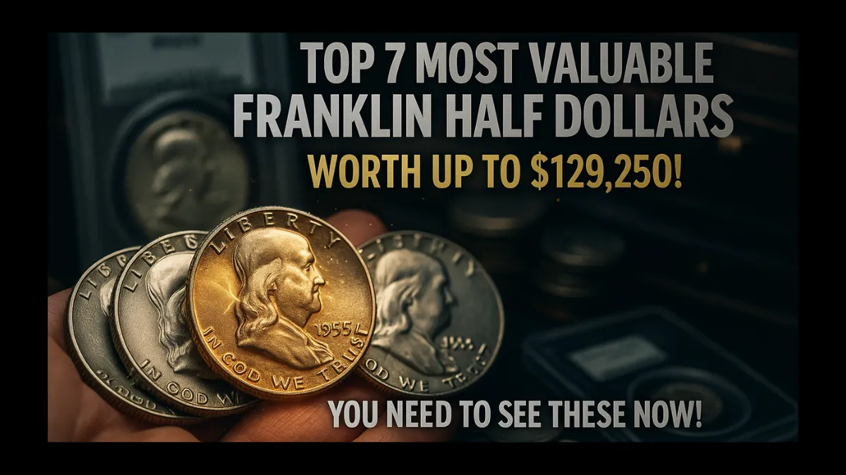 Top 7 Most Valuable Franklin Half Dollars Worth Up to $129,250 You Need to See Now!