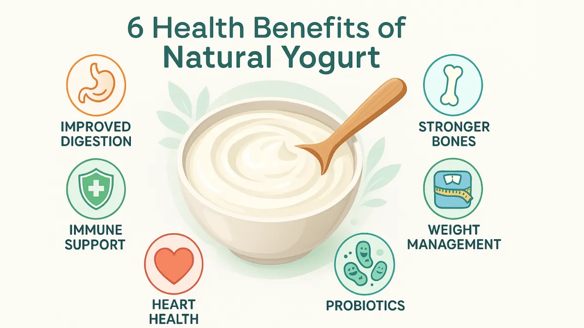 6 Health Benefits of Natural Yogurt
