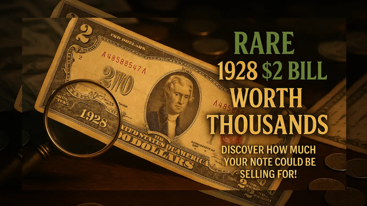 Rare 1928 $2 Bill Worth Thousands — Discover How Much Your Note Could Be Selling For!