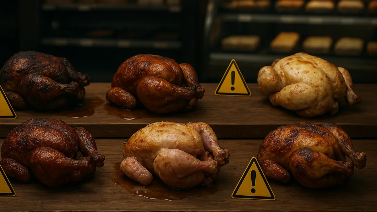 6 Grocery Store Rotisserie Chickens You Should Avoid Consuming